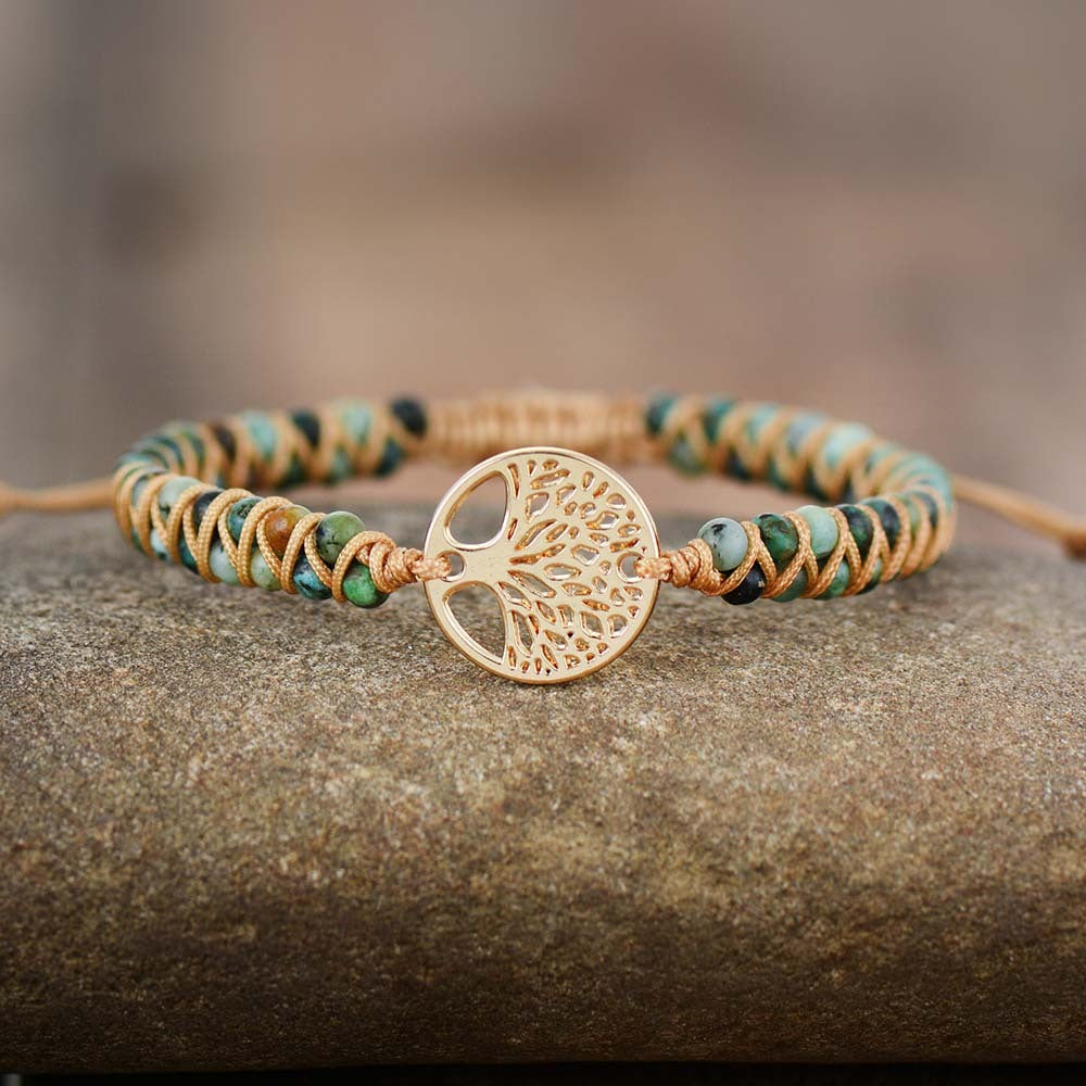 Bracelet Arbre de Vie avec  Pierres naturelles