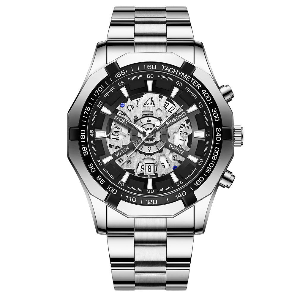Montre Homme Mécanique – Étanche, Lumineuse & Élégante