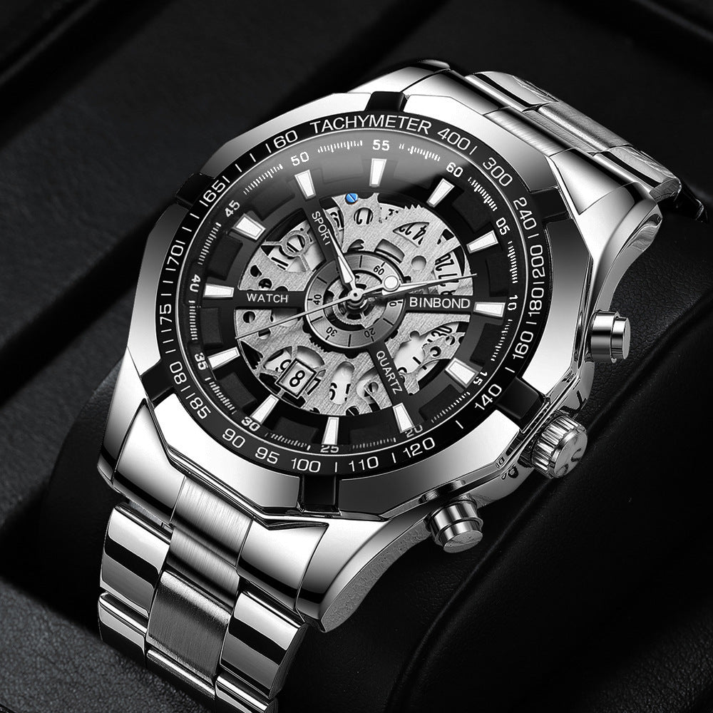 Montre Homme Mécanique – Étanche, Lumineuse & Élégante
