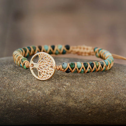 Bracelet Arbre de Vie avec  Pierres naturelles
