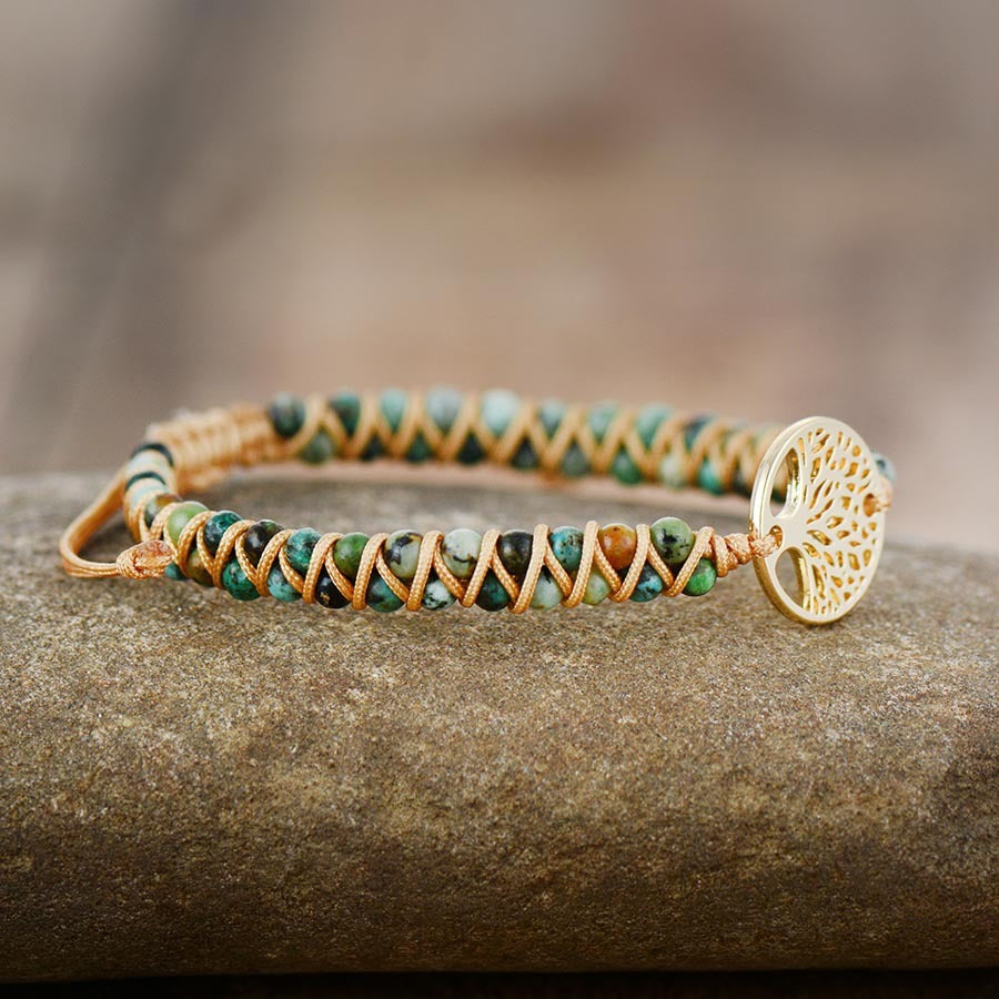 Bracelet Arbre de Vie avec  Pierres naturelles