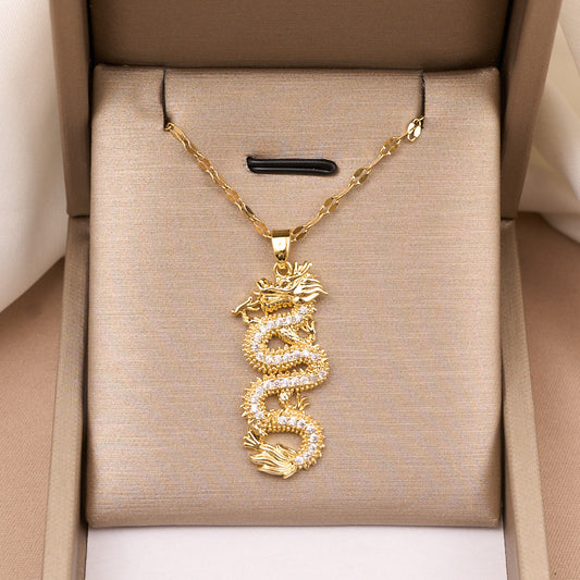 Collier Dragon du Zodiaque