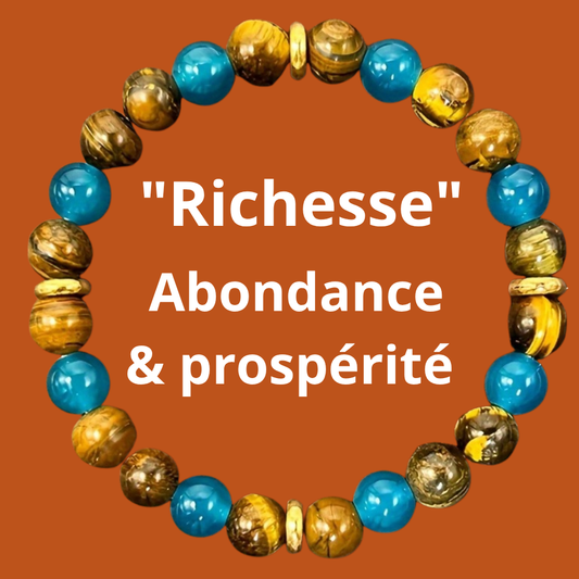 A tiger's eye stone bracelet that attracts wealth