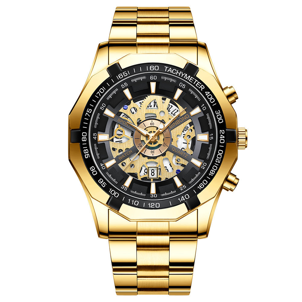 Montre Homme Mécanique – Étanche, Lumineuse & Élégante