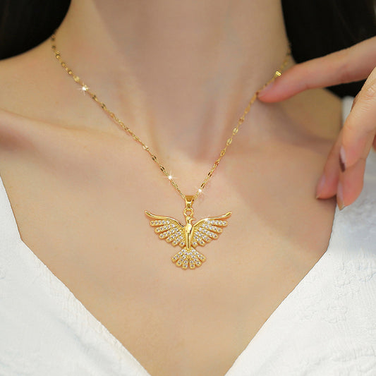 Collier ailes de phénix pour femme